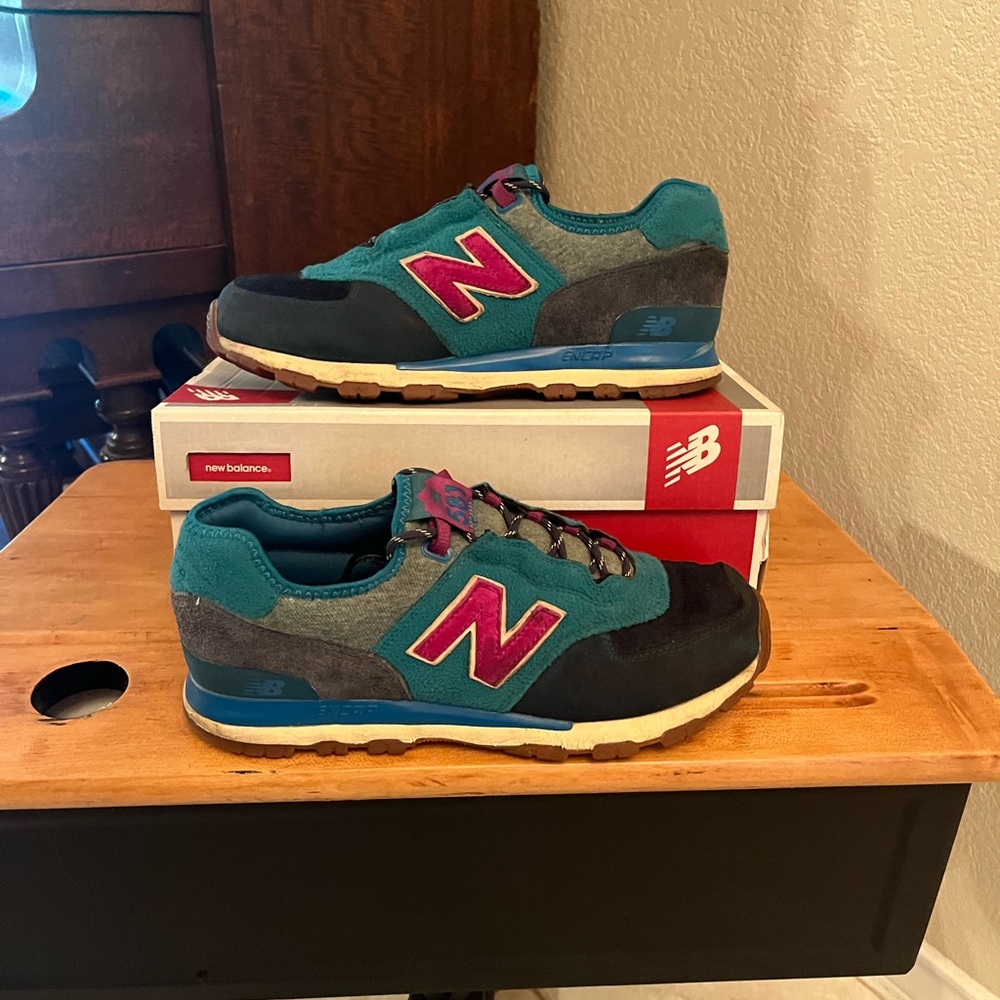 New Balance X Bodega Teal and Black Sneakers
